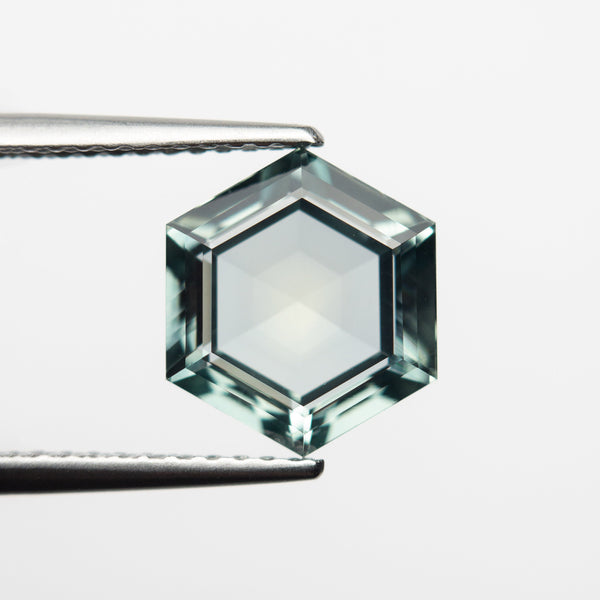 3.77ct 10.00x8.69x4.45mm Hexagon Rosecut Sapphire 22692-02