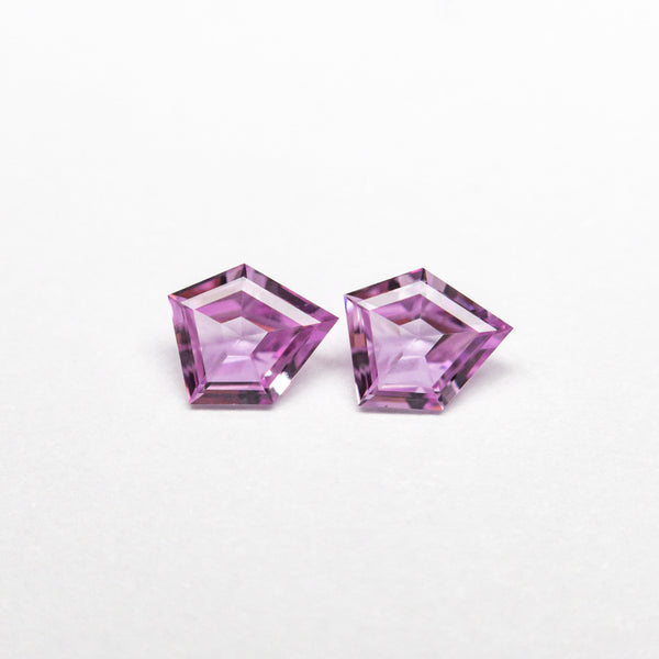 0.31cttw 2pc 4.03x3.51x1.57mm 4.03x3.51x1.57mm Shield Step Cut Sapphire Matching Pair 22770-01