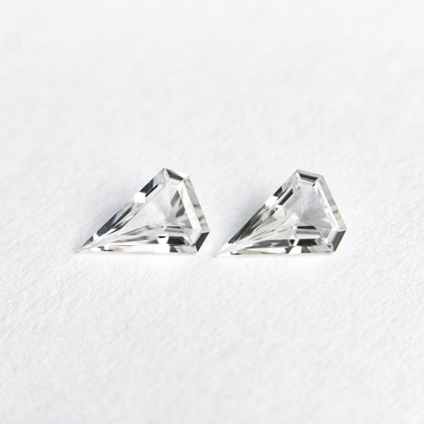 0.28cttw 2pc 5.08x3.49x1.42mm 5.04x3.49x1.43mm Shield Step Cut Sapphire Matching Pair 22781-01