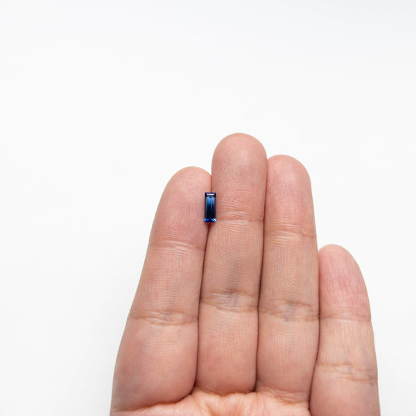 0.55ct 7.99x3.00x2.08mm Baguette Step Cut Sapphire 22876-01