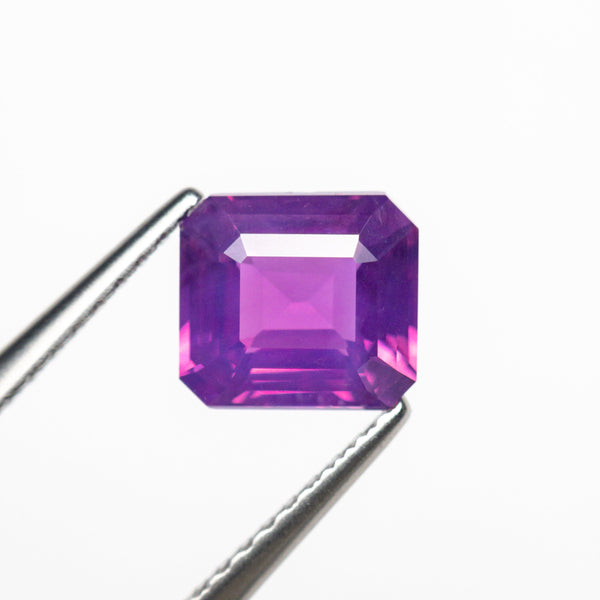 1.53ct 6.61x6.09x3.70mm Cut Corner Rectangle Step Cut Sapphire 23004-01