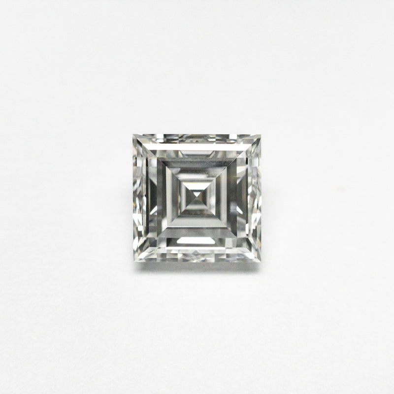 0.84ct 5.39x5.39x3.12mm GIA H VS2 Carré Step Cut 23034-01