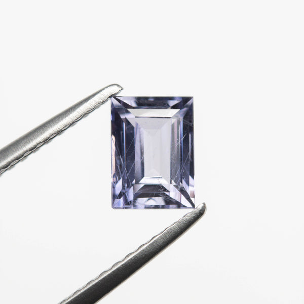 April 1 2025 1.07ct 6.35x4.66x3.12mm Rectangle Step Cut Sapphire 23052-01