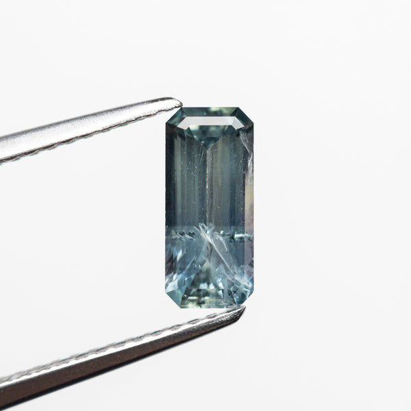 0.99ct 9.05x3.97x2.58mm Cut Corner Rectangle Step Cut Sapphire 23081-01