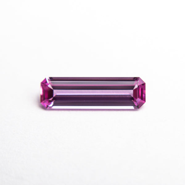 0.76ct 10.26x3.11x2.03mm Cut Corner Rectangle Step Cut Sapphire 23099-01