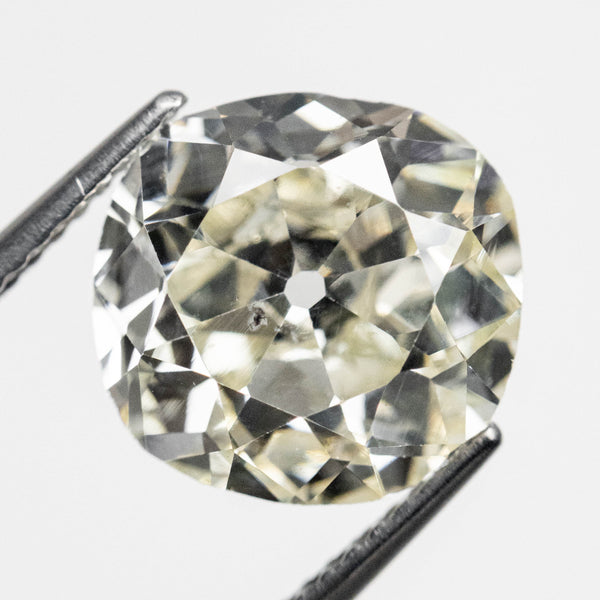 4.72ct 10.86x10.40x5.76mm SI1 M-N Antique Old Mine Cut 23118-01