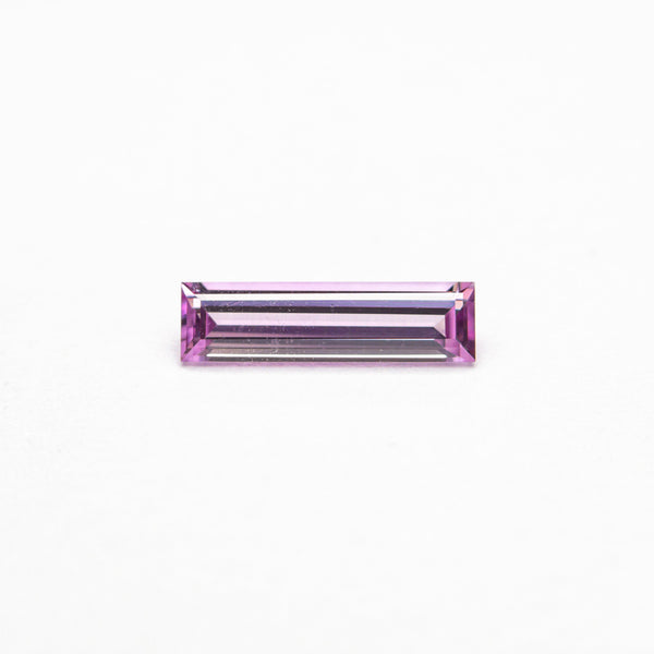 0.24ct 7.37x1.98x1.36mm Baguette Step Cut Sapphire 23133-01
