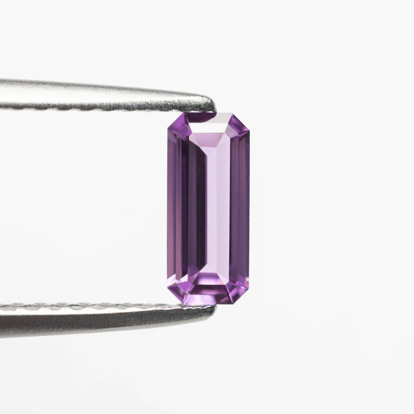 0.47ct 7.48x3.21x1.78mm Cut Corner Rectangle Baguette Step Cut Sapphire 23159-01
