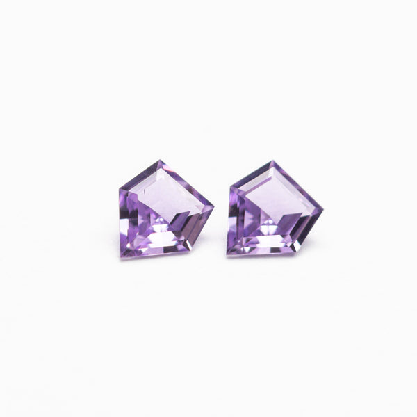 0.31cttw 2pc 3.97x3.50x1.58mm 4.03x3.51x1.55mm Shield Step Cut Sapphire Matching Pair 23398-01
