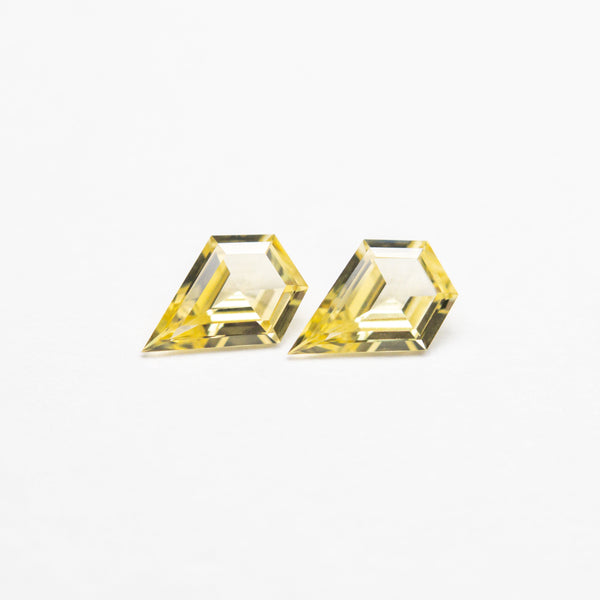 0.31cttw 2pc 5.02x3.49x1.51mm 4.93x3.53x1.51mm Shield Step Cut Sapphire Matching Pair 23404-01