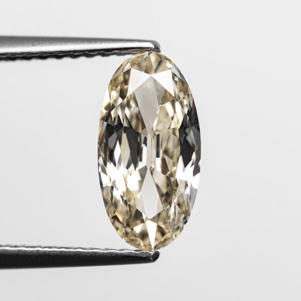 1.21ct 10.42x5.37x2.76mm VS2 C2 Modern Antique Moval Brilliant 23409-01