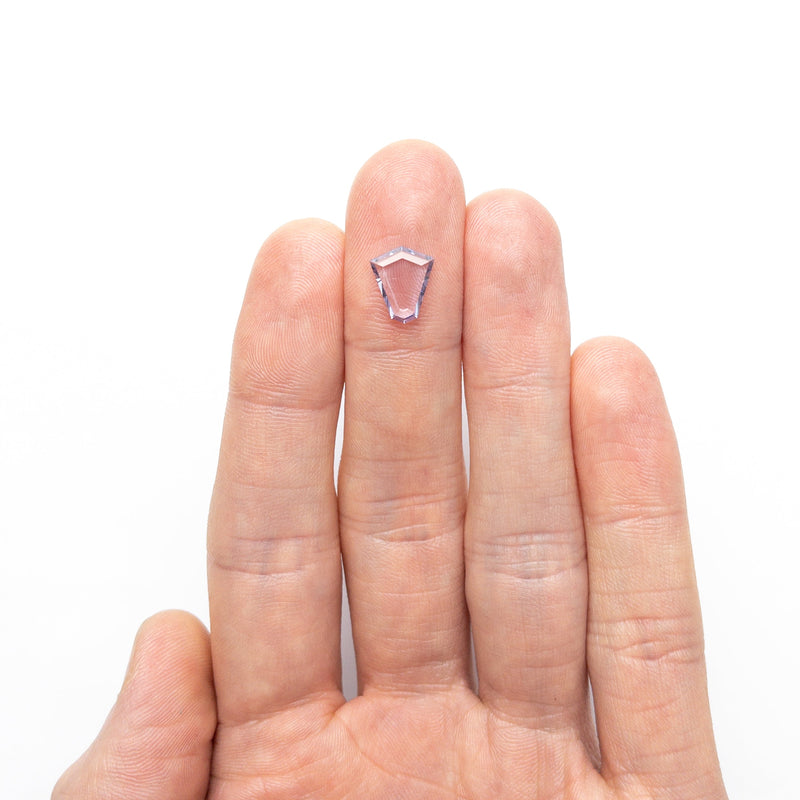 1.43ct 10.62x9.00x1.56mm Shield Portrait Cut Sapphire 23794-03