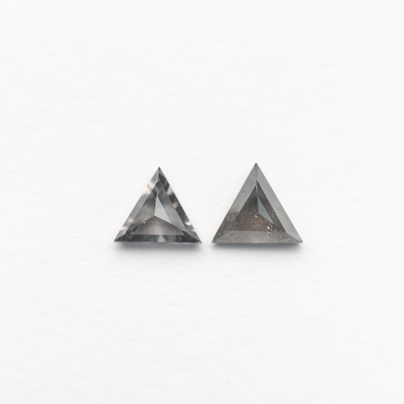 0.30cttw 2pc 3.52x3.51x1.69mm 3.64x3.59x1.84mm Triangle Rosecut Matching Pair 24481-01