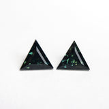 0.83cttw 2pc 5.03x5.69x2.92mm 4.98x5.61x2.75mm Triangle Step Cut Sapphire Matching Pair 25110-03