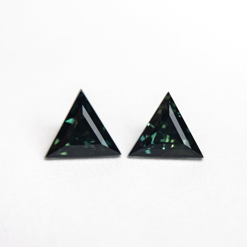 0.83cttw 2pc 5.03x5.69x2.92mm 4.98x5.61x2.75mm Triangle Step Cut Sapphire Matching Pair 25110-03