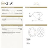 2.02ct 9.75x6.99x3.23mm GIA I1 E Modern Antique Old Mine Cut 26748-01