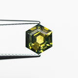 1.52ct 7.57x6.56x4.18mm Hexagon Step Cut Sapphire 25384-03