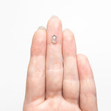 0.76ct 7.40x4.16x2.51mm Hexagon Rosecut 25457-11
