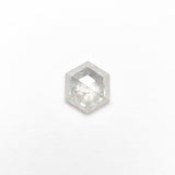 0.58ct 5.96x5.14x2.28mm Hexagon Rosecut 25457-24