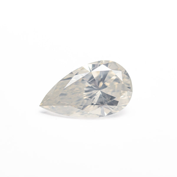 1.07ct 9.13x5.32x3.60mm Fancy White Pear Brilliant 25476-01