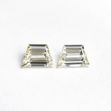 0.59cttw 2pc 5.22x3.48x1.97mm 5.30x3.46x1.81mm VVS2/VS1 M-N Trapezoid Step Cut Matching Pair 25516-01