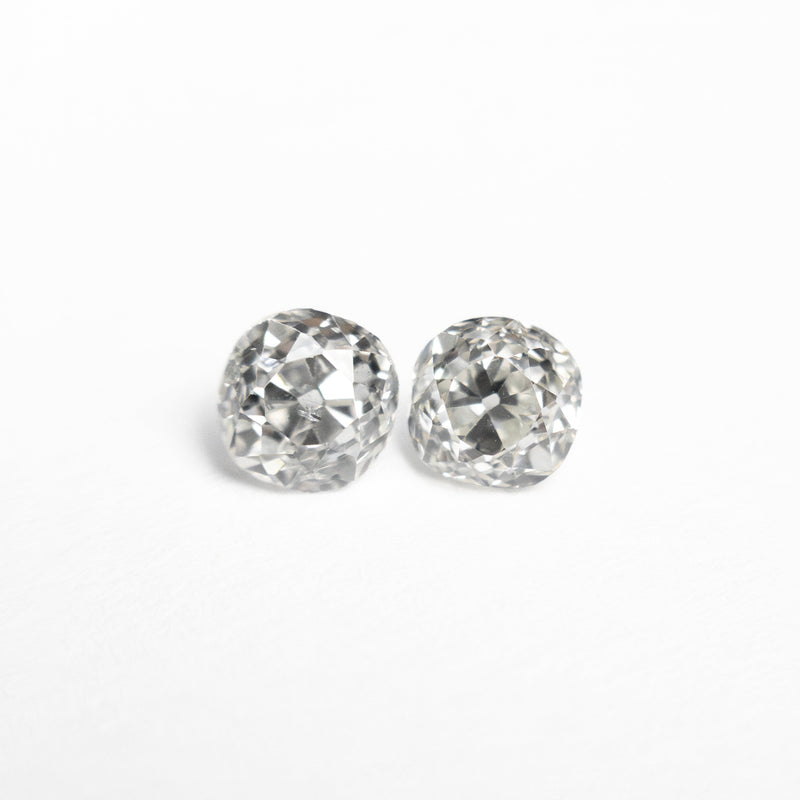 0.83cttw 2pc 4.49x4.27x3.29mm 4.32x4.00x3.20mm SI H-J Antique Old Mine Cut Matching Pair 25711-04