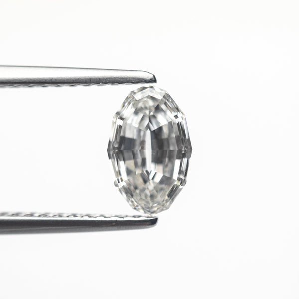 1.01ct 8.02x5.16x2.95mm GIA SI1 H Geo Oval Step Cut 25746-01