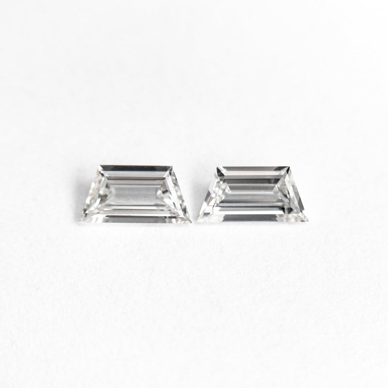 0.27cttw 2pc 5.00x2.55x1.19mm 5.10x2.50x1.36mm VS G-H Trapezoid Matching Pair 25795-01