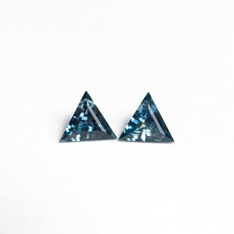 0.38cttw 2pc 3.99x3.95x2.09mm 3.99x3.93x2.08mm Triangle Step Cut Matching Pair Sapphire 26132-02