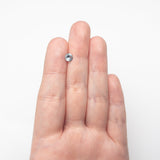 0.73ct 5.57x5.53x3.29mm Round Brilliant Sapphire 26134-27