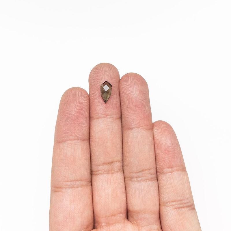 1.17ct 10.56x5.24x2.34mm Shield Rosecut Sapphire 26327-21