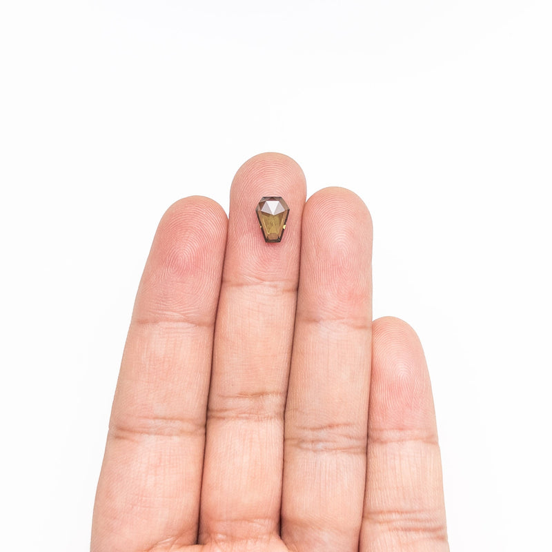 1.46ct 8.75x6.63x2.79mm Coffin Rosecut Sapphire 26327-29