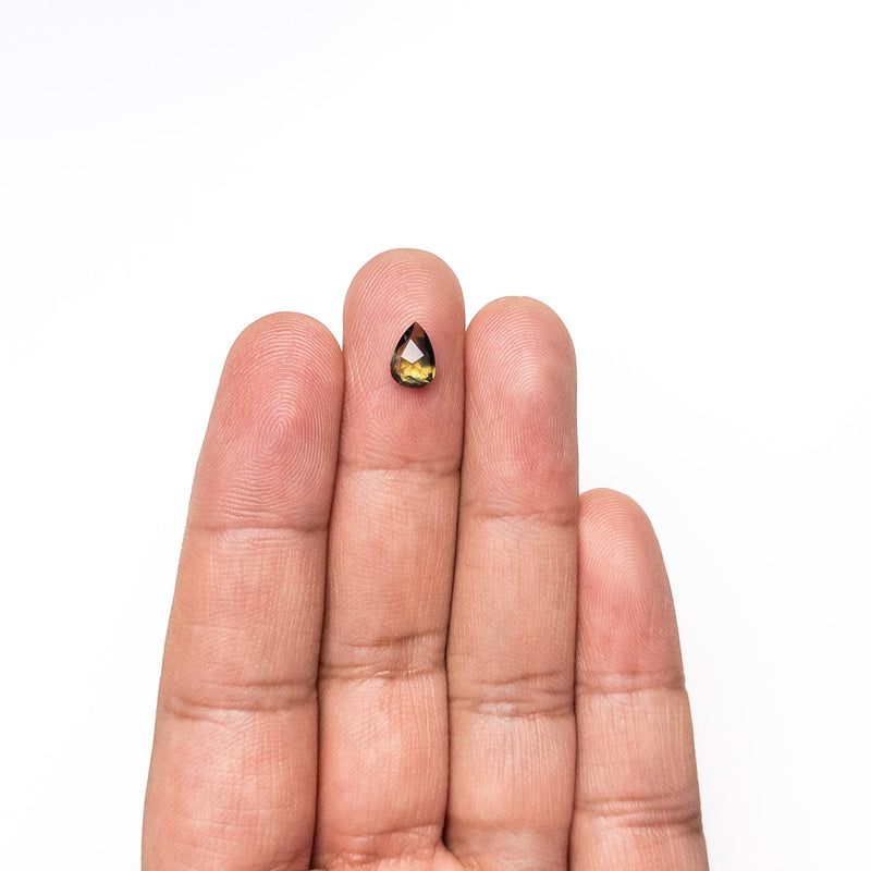 0.97ct 7.86x5.43x2.80mm Pear Rosecut Sapphire 26327-80