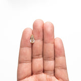 1.52ct 12.20x6.02x3.05mm GIA VS1 Fancy Brown Geo Pear Step Cut 🇿🇦 26601-01