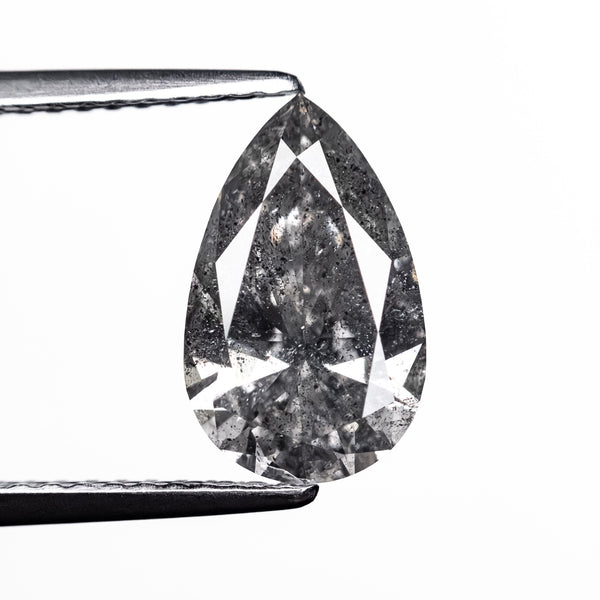 2.00ct 10.94x6.75x4.30mm Fancy Grey Pear Brilliant 26609-01