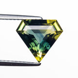 2.22ct 9.19x10.03x3.99mm Shield Step Cut Sapphire 26721-04