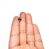 2.22ct 9.19x10.03x3.99mm Shield Step Cut Sapphire 26721-04