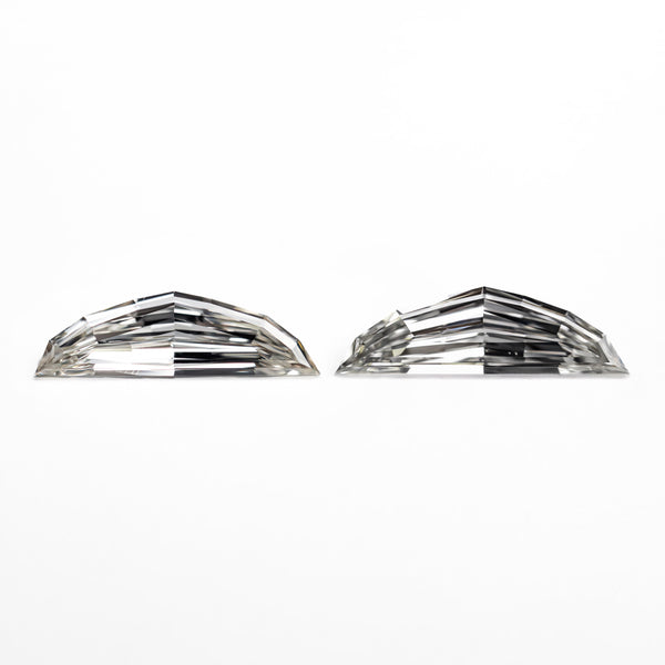 0.60cttw 2pc 9.66x2.85x1.41mm 9.80x2.91x1.55mm VS H Epaulette Step Cut Matching Pair 26751-01