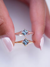 June Alexandrite Signet Ring