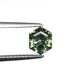 0.79ct 6.40x5.15x3.49mm Hexagon Step Cut Sapphire 27336-02