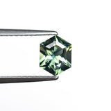 0.81ct 6.77x5.23x3.14mm Hexagon Step Cut Sapphire 27336-03
