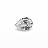 0.59ct 6.53x4.42x2.91mm SI1 F Geo Pear Step Cut 🇨🇦 27644-01
