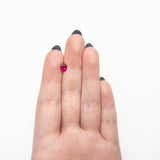 0.82ct 6.31x5.00x3.28mm Oval Brilliant Ruby 27957-02