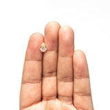 1.36ct 9.10x5.68x3.65mm VS1 Fancy Light Yellowish Brown Geo Pear Step Cut 28045-01