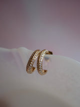 Mirrorball Diamond Hoops