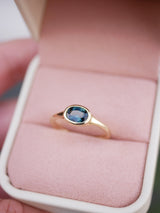 Teal Sapphire Signet