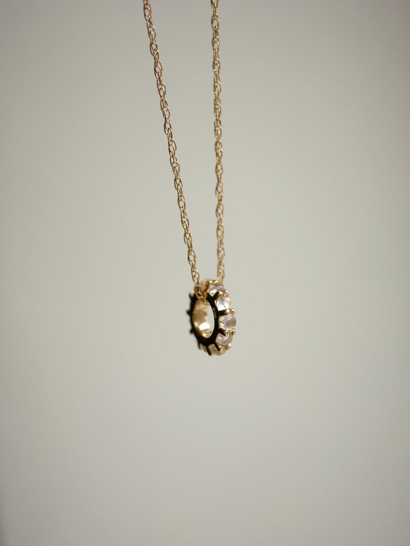 Gemstone Spinner Charm