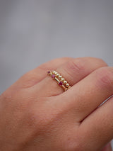 Studded Ruby Band