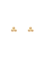 Beaded Trio Studs