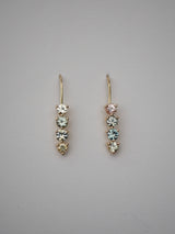 Gradient sapphire Fishhooks